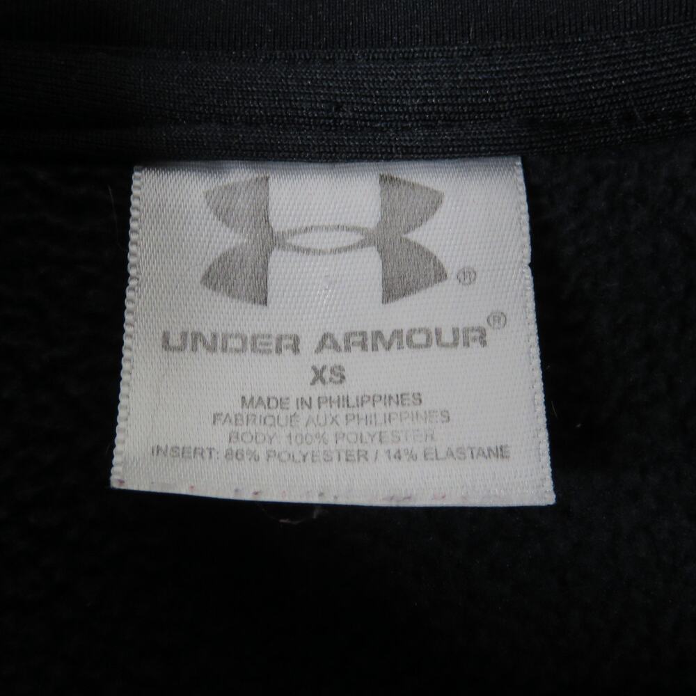 Under Armour Women's Black Fleece Zip Up Jacket Extra Small XS - Picture 5 of 7